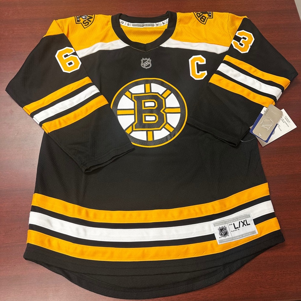 NHL‎ Boston Bruins Brad Marchand Jersey Youth L/XL Hockey Replica Fanatics NWT